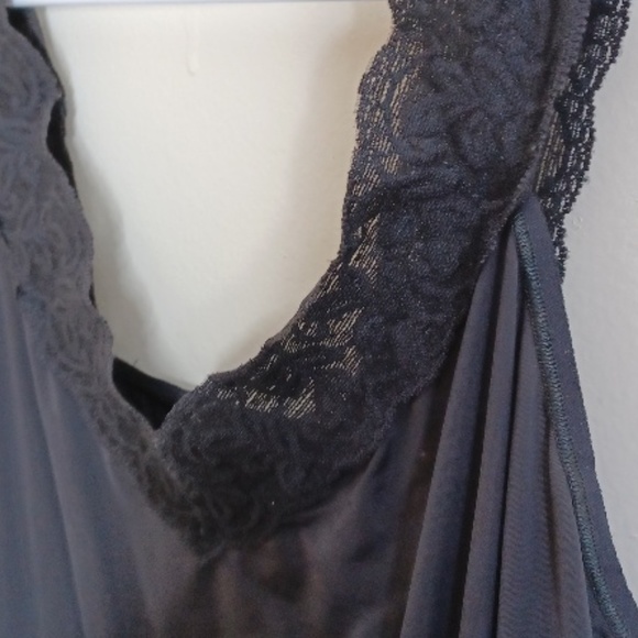 VANITY FAIRvStyle 10-073 Full Length Anti-Static Slip. Size 38/44 Black - Picture 4 of 15